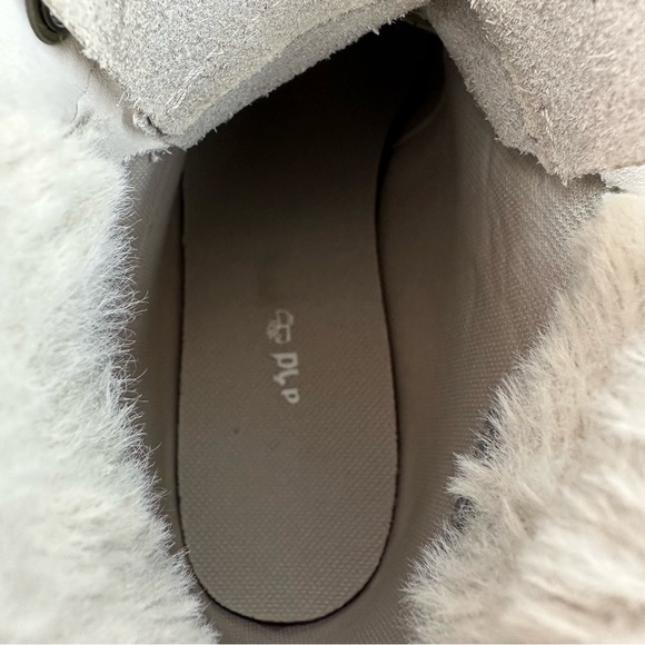 Timberland Kinsley 6” Waterproof Boot Faux Fur Lug White Nubuck Womens 9.5 - Picture 9 of 12